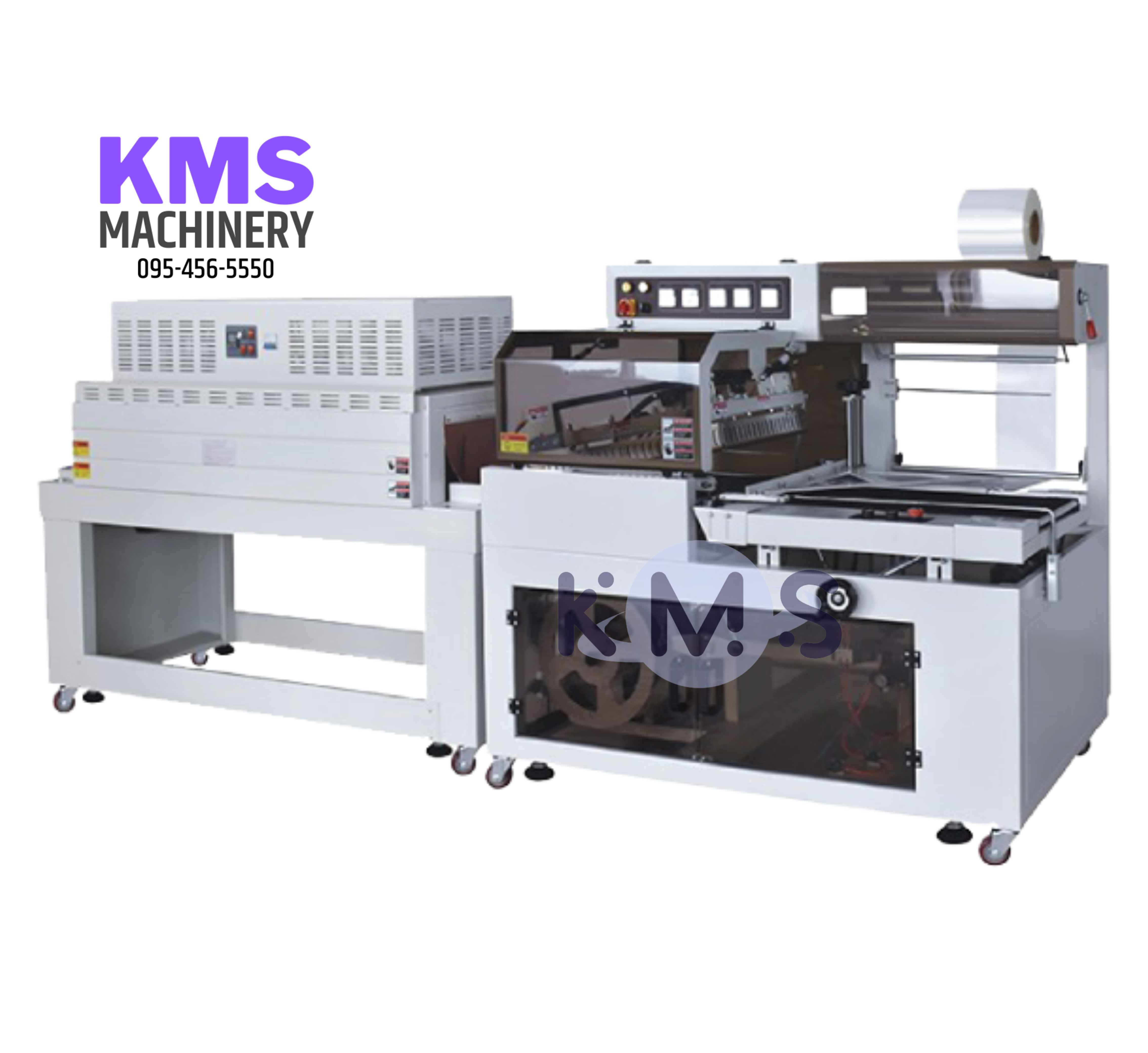 เครื่องตัดแอลซีลพร้อมอบฟิล์มหดอัตโนมัติ| KMS